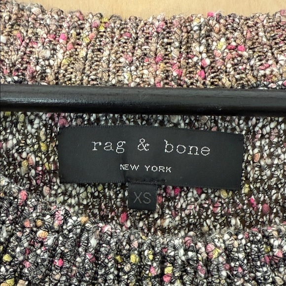 Rag & Bone Speckled Gray Crew Neck Sweater - Picture 4 of 12